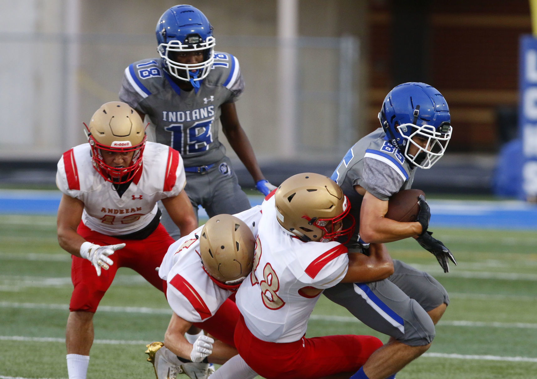Andrean at Lake Central football scrimmage